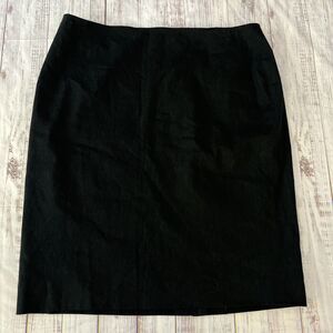 DKNY Women’s Black Pencil Skirt Excellent Cond, 54% Linen, 44%, Rayon Size 10